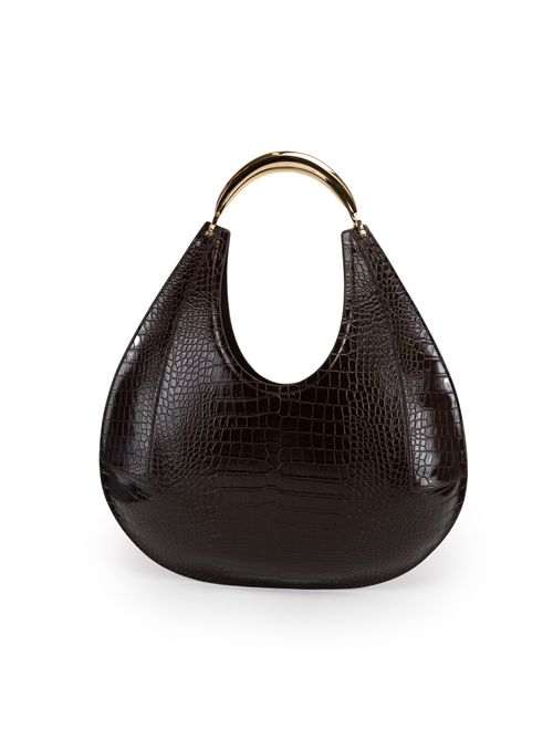 Borsa Hobo effetto pelle stampa cocco Elisabetta Franchi | BS27A56E2EA3